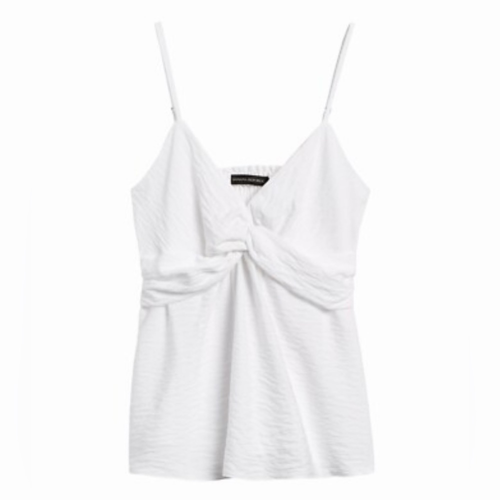 Banana Republic ruched front cami
